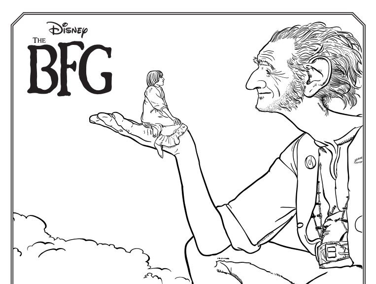 Roahl Dahl Matilda   Free Colouring Pages