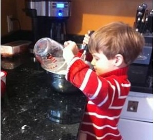Making scones from scratch