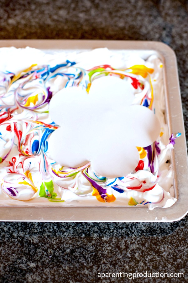 Marble Painted Easter Craft