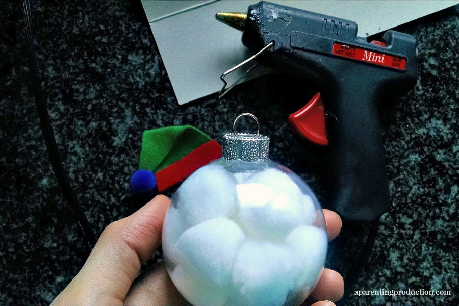 Quick and Easy Snowman Christmas Ornament Craft