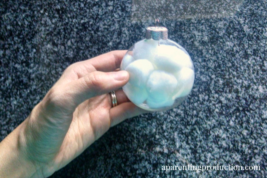Quick and Easy Snowman Christmas Ornament Craft